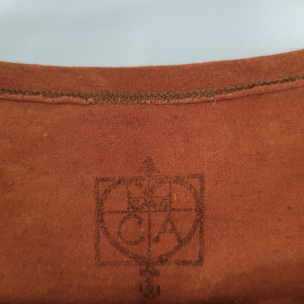 Calico Alchemy Babydoll Top - Rust - Picture 2 of 5